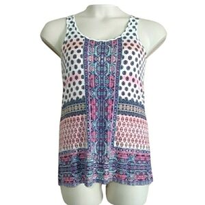 Rose & Olive Boho Print Tank Top
